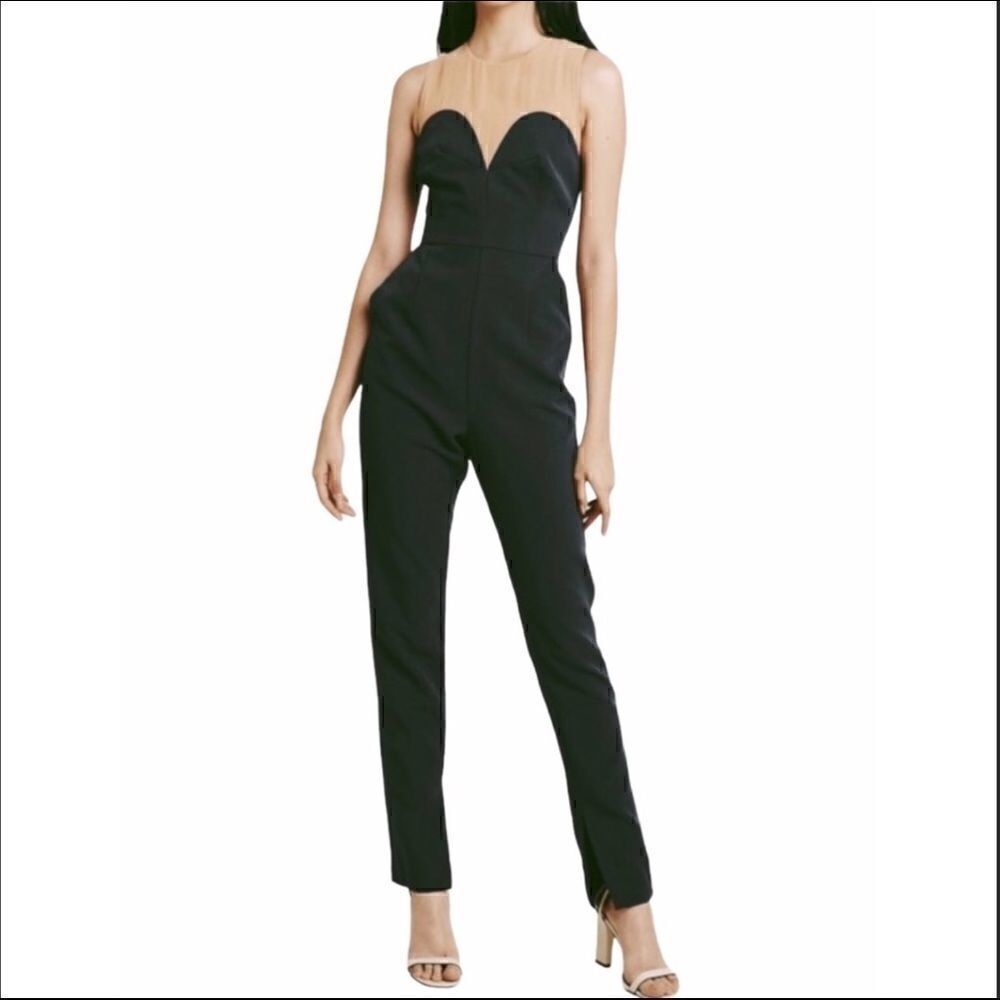 Foxiedox Black Illusion Jumpsuit NWT